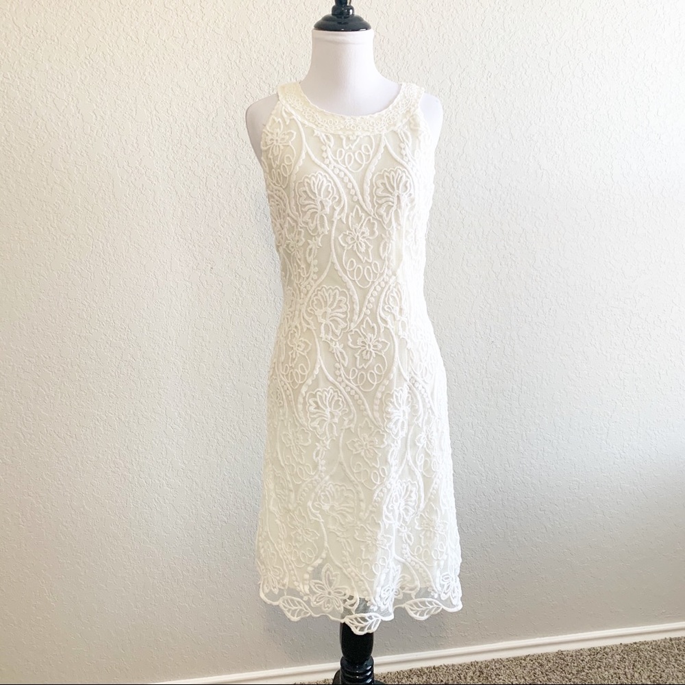 Cream Ivory lace dress